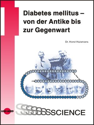 cover image of Diabetes mellitus--von der Antike bis zur Gegenwart